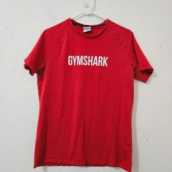 Gymshark Apolo Red T-Shirt Size Medium - Picture 1 of 5